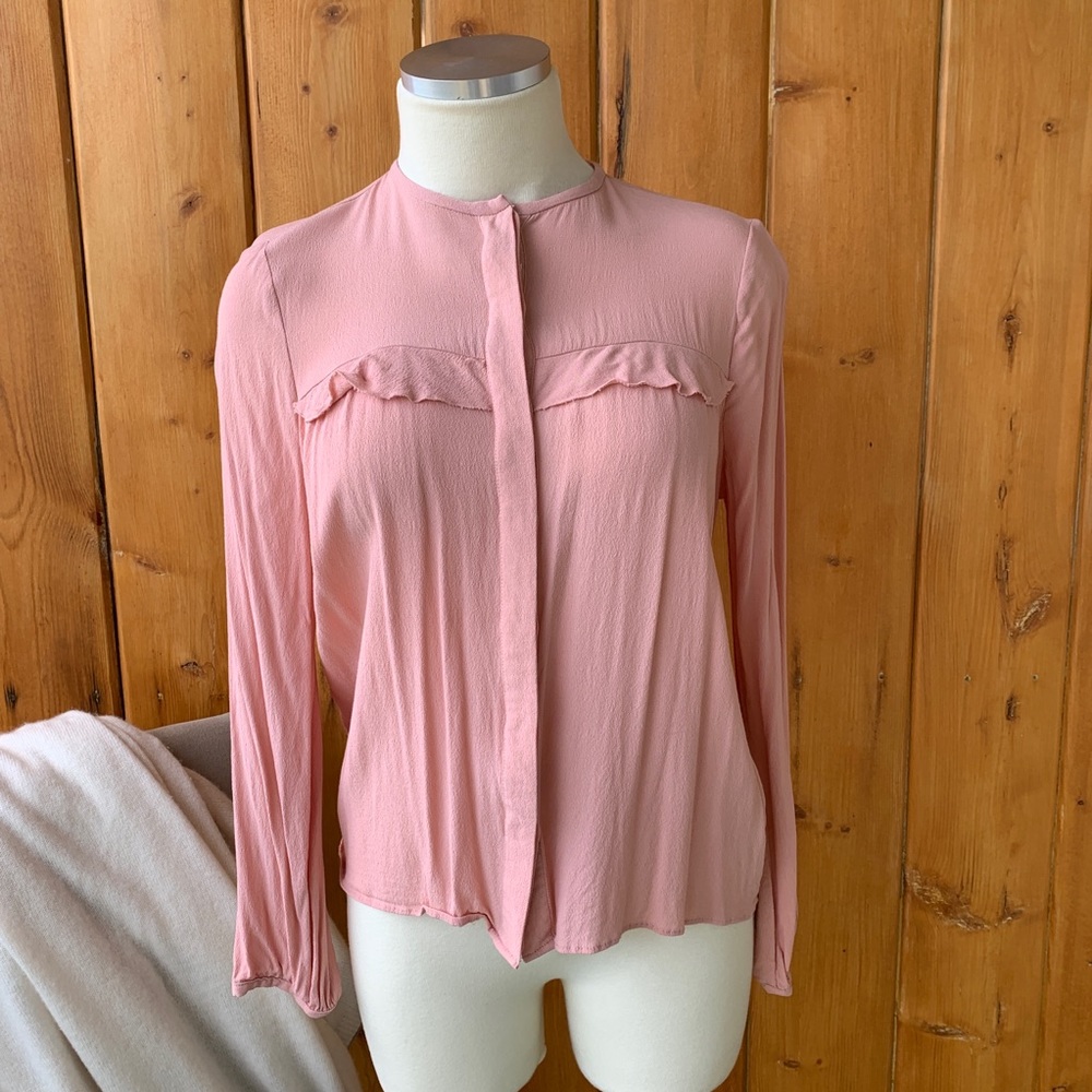 Zara pink blouse